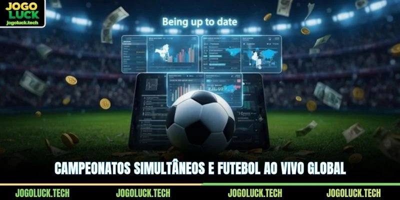 Campeonatos simultâneos e futebol ao vivo global