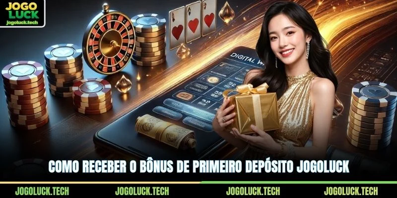 Como receber o bônus de primeiro depósito JOGOLUCK