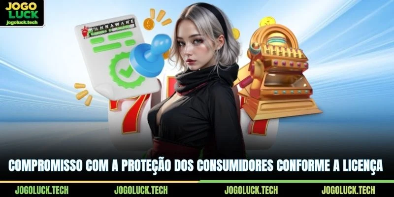 Compromisso com a proteção dos consumidores conforme a licença 