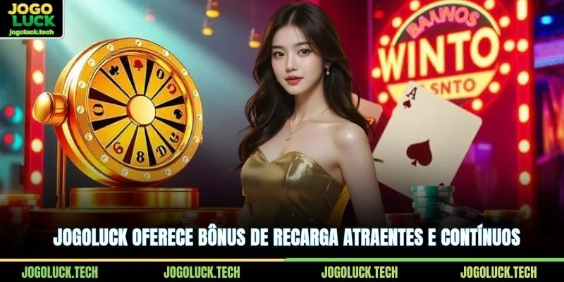 JOGOLUCK oferece bônus de recarga atraentes e contínuos