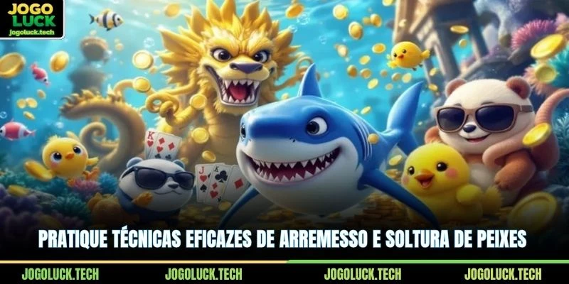 Pratique técnicas eficazes de arremesso e soltura de peixes 