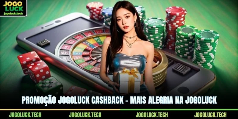 Promoção de Cashback – Mais Alegria Na JOGOLUCK