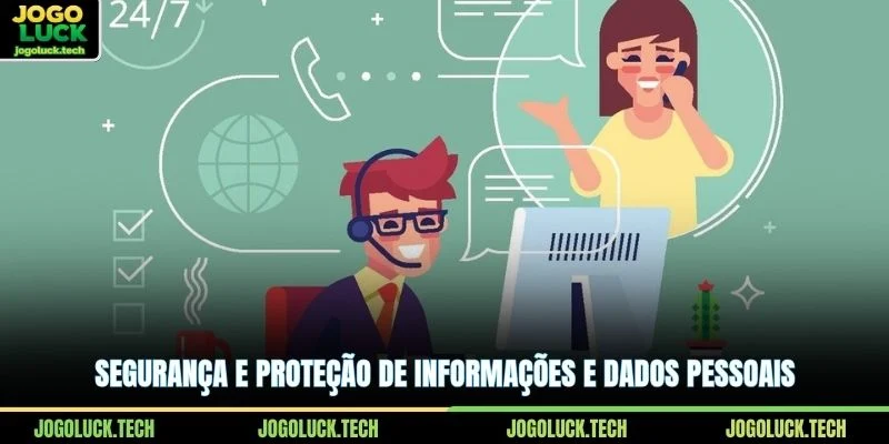 Segurança e proteção de informações e dados pessoais 
